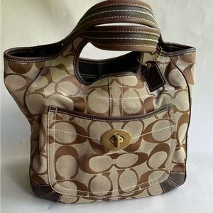 Brown Coach Tote